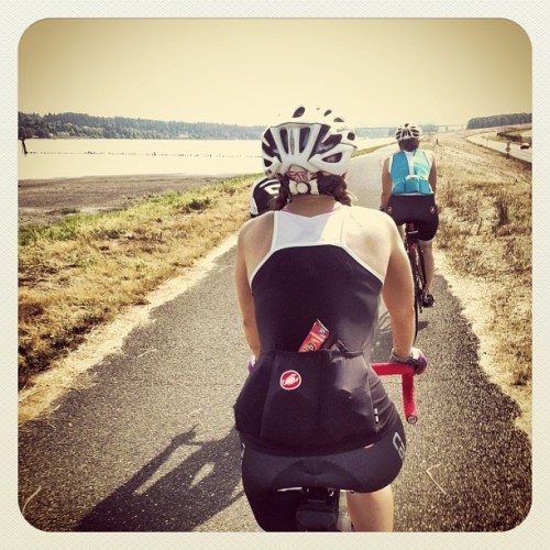 castellicycling: Castelli US employees out for a ride on Marine Drive