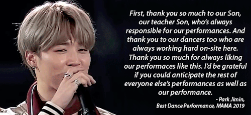 BTS X MAMA 2019 Acceptance Speeches
