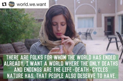 #Repost @world.we.want (@get_repost)・・・Don’t miss @bridgeaf’s poignant and powerful reflections on ‘