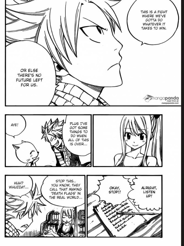 In the first picture, i wonder what natsu is going to do&hellip; Proposing to
