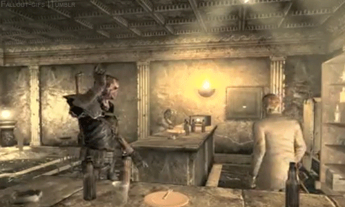 shepsolus:Fallout Week Day One: Favorite Character             “You like that, you bastard?”