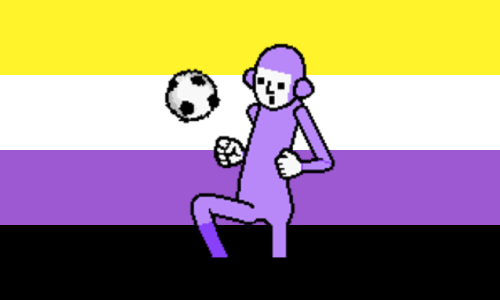 Space Kicker from Rhythm Heaven (DS) is nonbinary!(requested by anonymous)