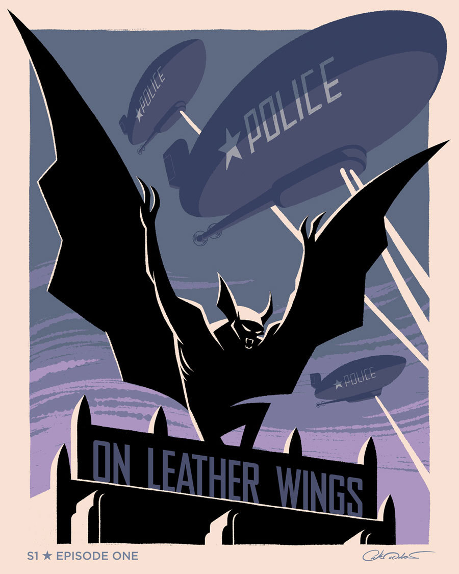 cooketimm:  Artist George Caltsoudas is celebrating “Batman: The Animated Series”