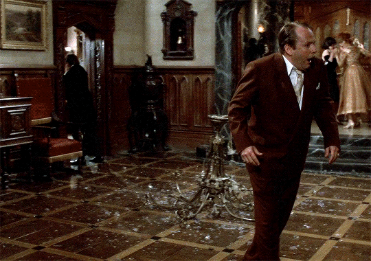 bundle of sadness — filmgifs: Clue (1985) dir. Jonathan Lynn