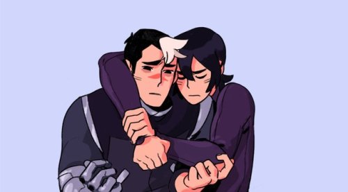 flashedarrow:offblaster:lil doodle while watching voltron s5….shiro is gonna need some love and supp