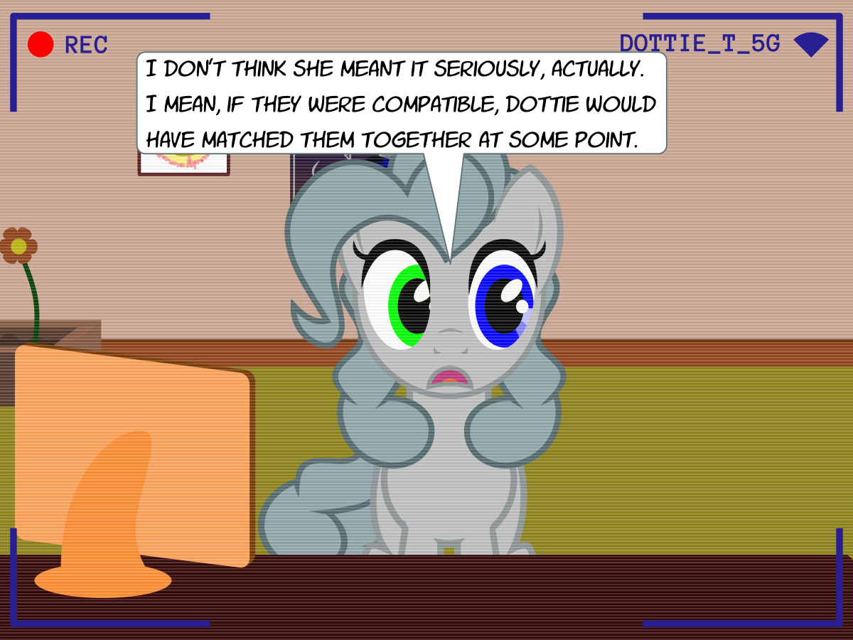askthecookies:Dottie.c: How can you be so irresponsible, Dottie.t? Dottie.t: Greypie