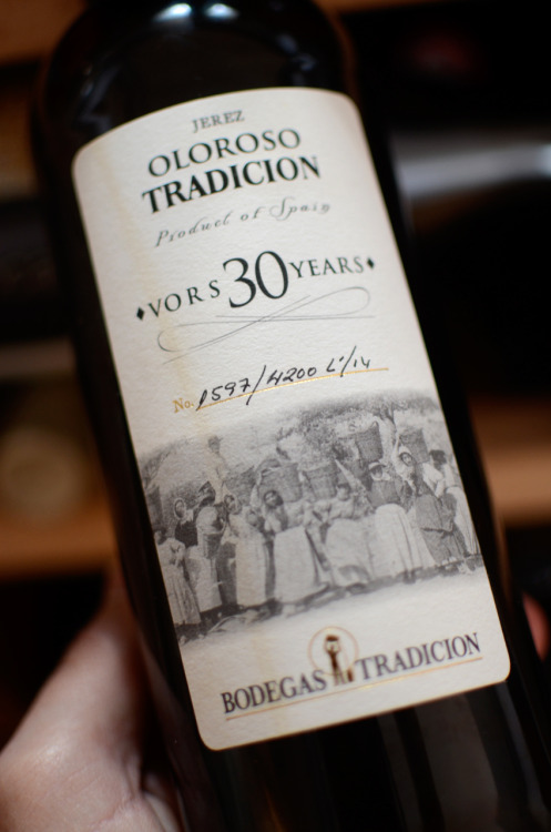 mytravelist:@nacho martinez, 2016WINEOloroso Bodegas Tradicion VORS 30 añosSHERRY LOVE