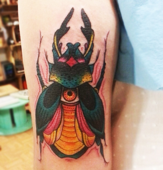 Beetle tattoo
Made by Lucio Ramirez