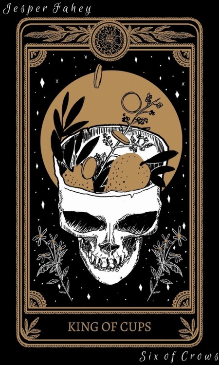 elixirclub:  Six of Crows - Tarot Cards No mourners. No funerals. Among them, it passed for good luck. Artwork by Amrit Brar 