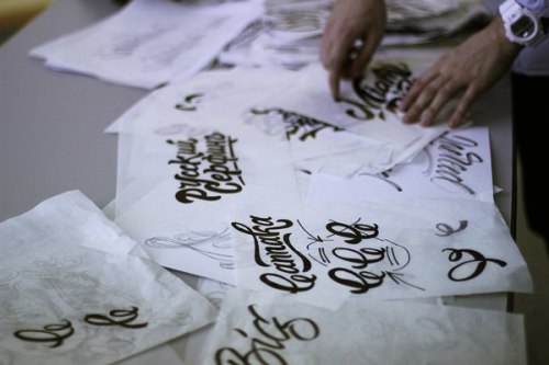 type-lover:  Lettering sketchby Kirill Richert
