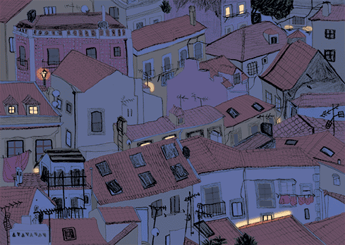 commeunplateau:L’Alfama se réveille.#gif