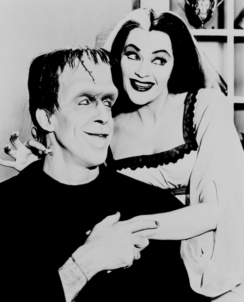 cryptgal:Fred Gwynne and Yvonne De Carlo - The Munsters, 60s