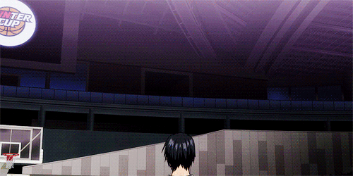 seabreezefriendship:“Kuroko… People cheering for you really gives you power, doesn’t it…”