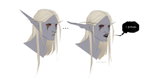 moorgate: I doodled some Sylvanas because I love her. ;n;