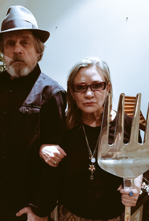 leias: @carrieffisher The fork surrounds you, binds you, &amp; feeds you….