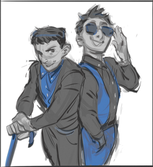  I can’t believe Newt and Hermann had matching outfits in the Pacific Rim 2 trailer …&h