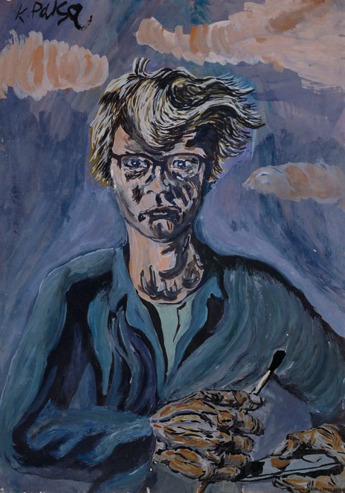 Self Portrait  -   Kalervo Palsa , 1967Finnish, 1847-1987Oil on canvas