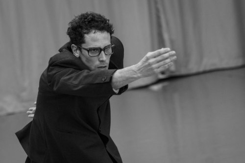 Stéphane Bullion and Aurélie DupontAnother Place rehearsals, Mats EK, Paris Opera Ballet © Ann Ray (