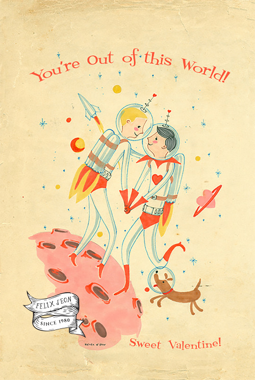 felixdeon: Happy Valentine’s Day! Live the adventure of love! A few queer Valentine cards in v