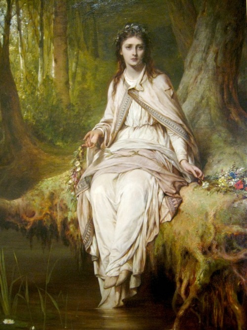 enchantedsleeper: Ophelia (1873), Thomas Francis Dicksee