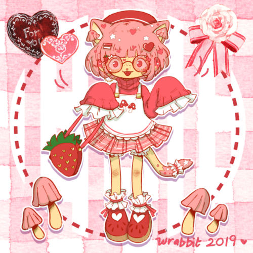 wrabbit-art: strawberry chocoroomi had this design sitting for a little while just waiting to be fin