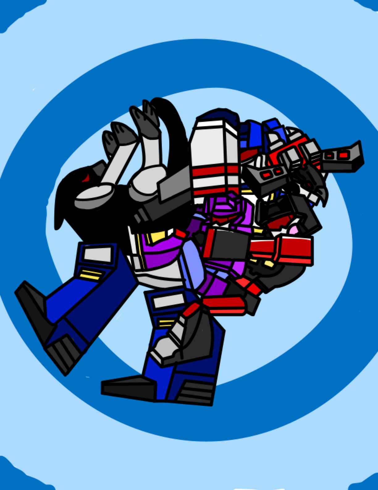 petals-post:Soundwave sleeping with his cassettes…I might as well post it :P