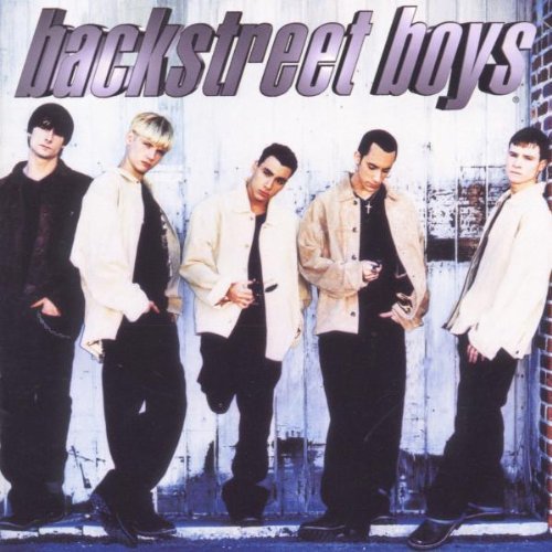 The Backstreet Boys look so young on their first album cover!