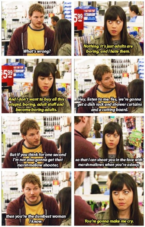 memeguy-com:  Relationship Goals with April and Andy