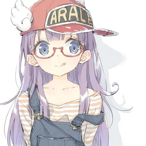 dj-wildparty:  Twitter / kani_biimu: 雪が降っていたのでアラレちゃんを描くなど。 t …