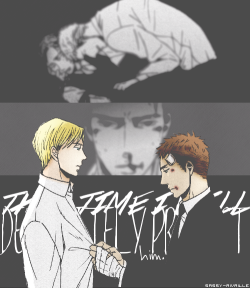 sassy-rivaille:  "This time I will definitely protect him."Saezuru Tori wa Habatakanai by Yoneda Kou   