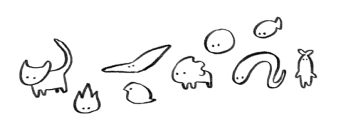 sylvrndoodles: sylvrndoodles: a little contracted spirit eating his side of the contractMagic is the