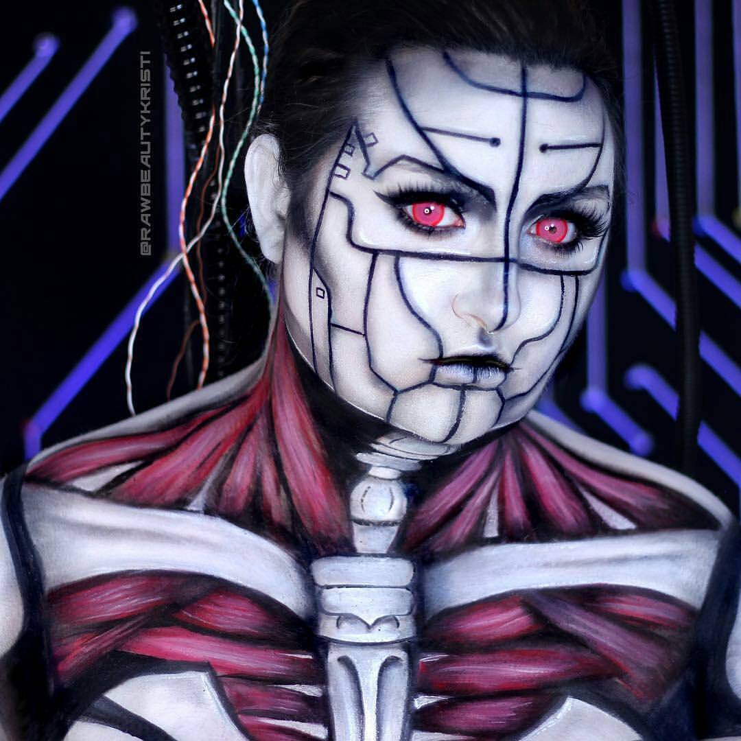 <p>Super cool work repost via  from @rawbeautykristi #creativemakeup #faceart #magazineforcreatives #awardwinningmagazine #mua #makeup #professional #bodyart #bodypainter #dupe #dupemag</p>