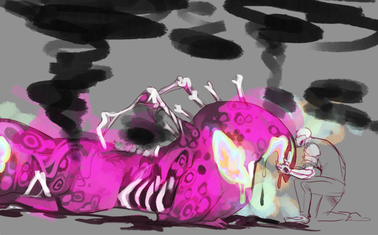 wet-ankles:  Bunch of draws of another gaster nicknamed “Kinkster” from the