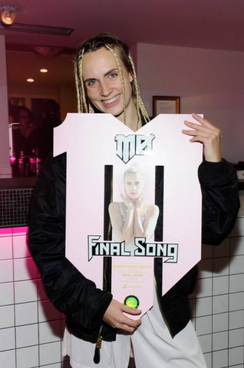  MØ’s ‘Final Song’ has received a Gold certificate in Germany, selling over 200,00