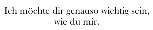 ich vermisse dich