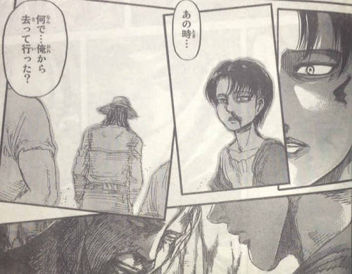 fuku-shuu:   SHINGEKI NO KYOJIN CHAPTER 69 SPOILERS! Title: FRIEND It seems to be about Levi and Kenny’s past! More images + my rough summary translation + Japanese text under here: Keep reading  I added my rough summary translation of the chapter!