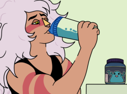 littlelarimar:  protein shake