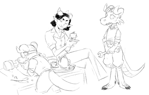 the gang got to talking about a 20s-mobster-noire AU and i fell for it harder than i’ve ever f