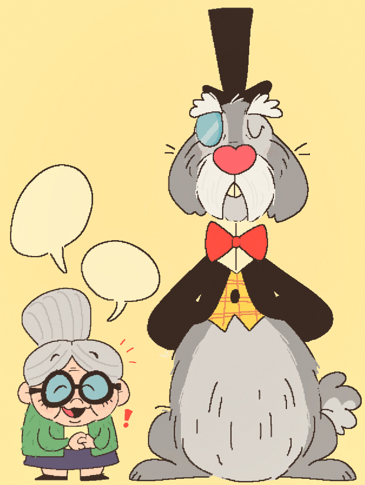 feltcreature:the duo ever……………………
