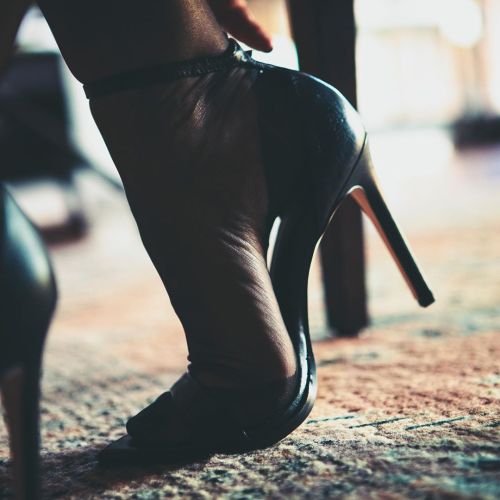 lafeticheria: Road Model. The great @jill.imajill #heels #stockings #boudoirwww.instagram.c
