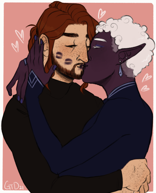 Waaaah I forgot to post this here!! Kissie….