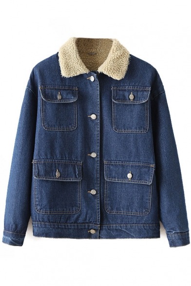 humorkingfun:  Denim Coat &amp; Jacket Blue Two Piece In One  Light Blue Cartoon
