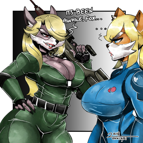 wolf, sniper wolf and zero suit fox. i’ve porn pictures