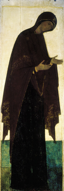 Andrei Rublev, a medieval painter of orthodox icons and frescoes, is considered the pride and glory 