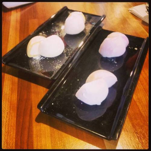 {2.28.2016} Yummy Mochi Ice Cream! (at Ramen Fukuya)