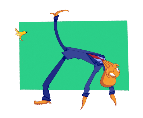 unscrupulouswalnut:  No One Suspects A Thing. December 26, 2014. Digital Painting.  Guess who bought Octodad yesterday? I’ve only started to play it but I’m thoroughly impressed! Octodad is such a charming character and the controls, though frustrating