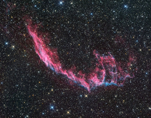 just–space:Eastern Veil Nebula Supernova Remnantjs