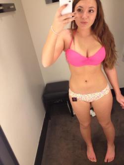 Changing room selfies