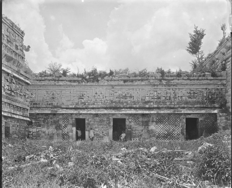 tlatollotl:  The Casa de Monjas at Chichen Itza before restoration, part 2Taken in