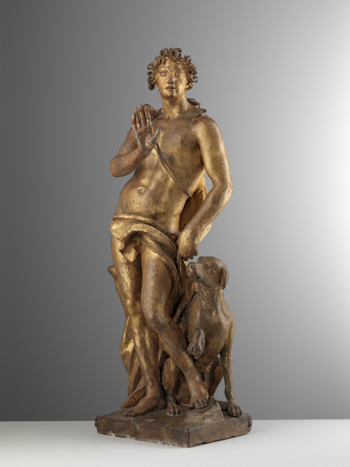 ParisPierre-ÉtienneMonnot (French; 1657–1733)created in Rome between 1692 and 1714 Gilt terracottaHe